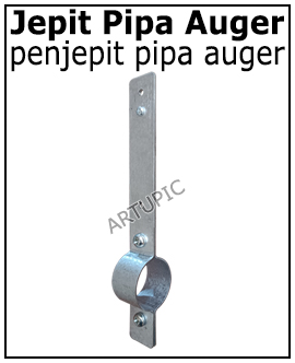 Jepit pipa auger