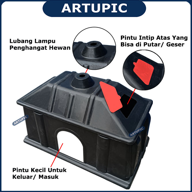 Kandang Dengan Lampu Penghangat