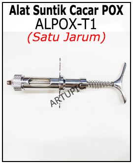 Alat suntik cacar pox