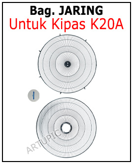 Jaring Kipas Ternak k20a