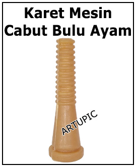 Karet Cadangan Mesin cabut bulu ayam