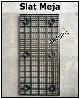 slat meja slat hitam