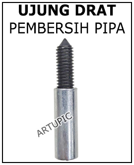 ujung drat pembersih pipa